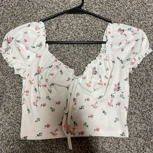 Floral crop top
